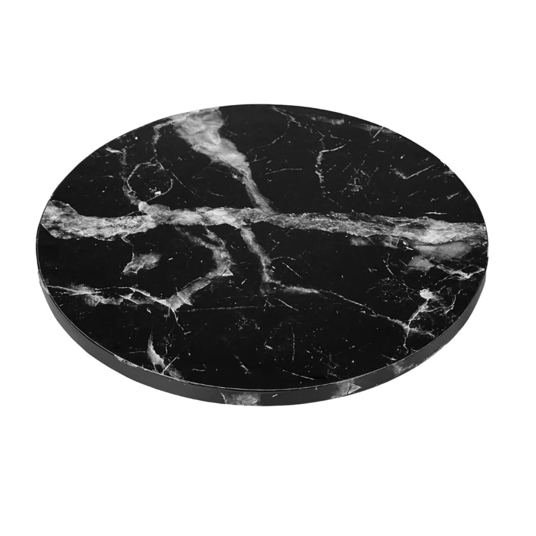 Kikis Cake Board - Mamor-Optik schwarz 25 cm - Image 2