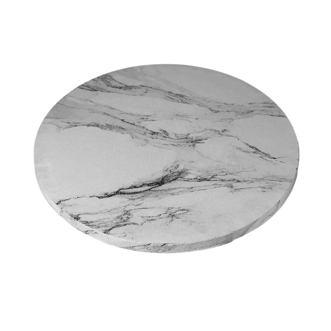 Kikis Cake Board - Mamor-Optik weiß 30 cm - Image 8