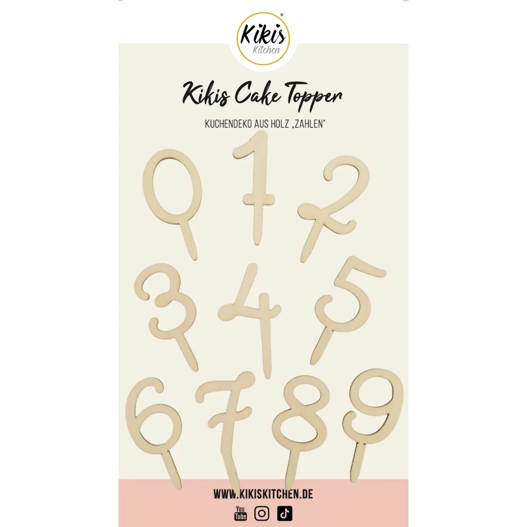 Kikis Cake Topper - Zahlen 0-10 - Image 3