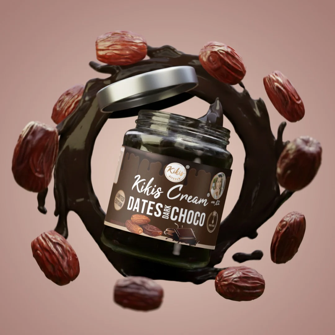 Kikis Cream - DATTEL DARK CHOCO - Dattelschokocreme