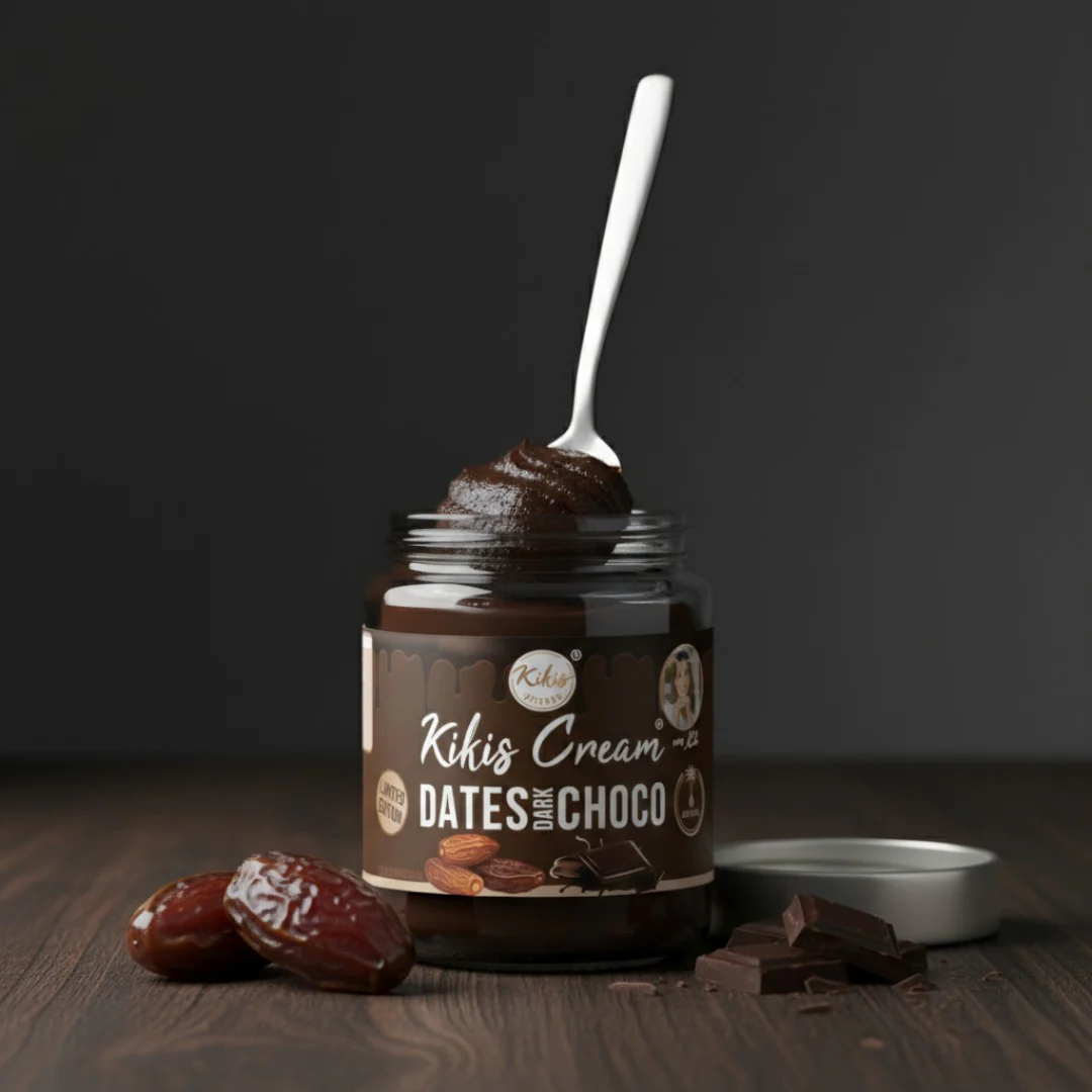 Kikis Cream - DATTEL DARK CHOCO - Dattelschokocreme - Image 3