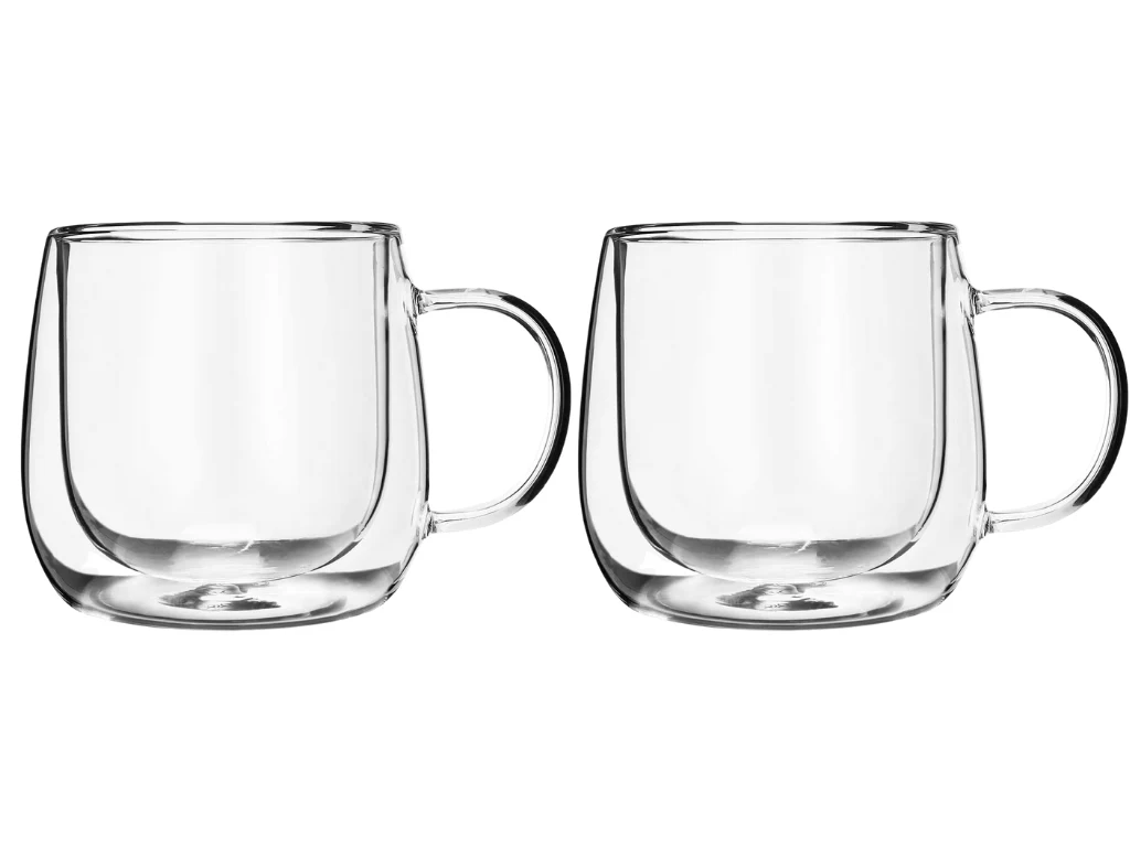 Kikis Doppelwandige Gläser Mit Henkel - 2er Set - Charme
