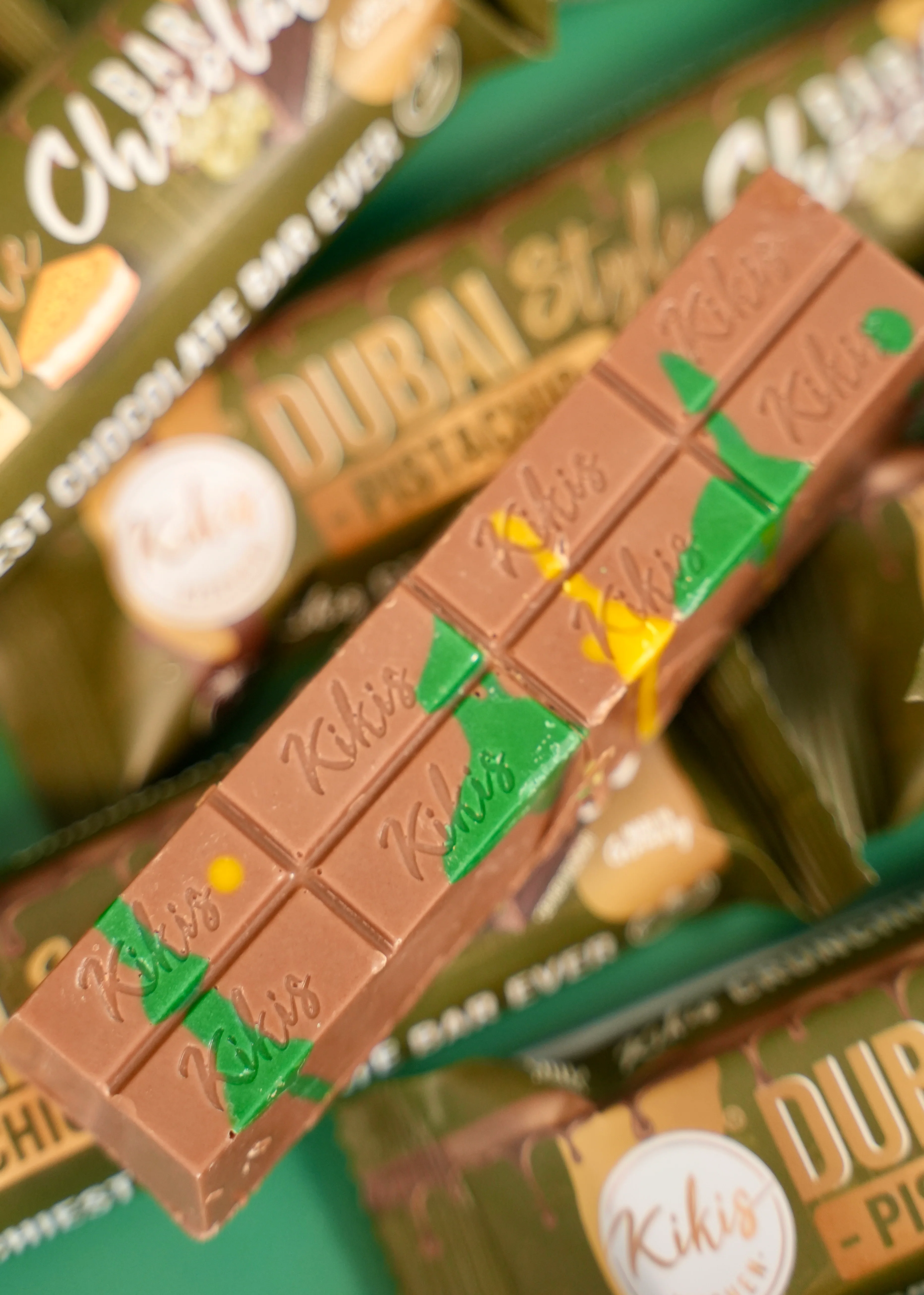 Kikis Dubai Style Bar Chocolate - Pistachio🍫 - Image 2