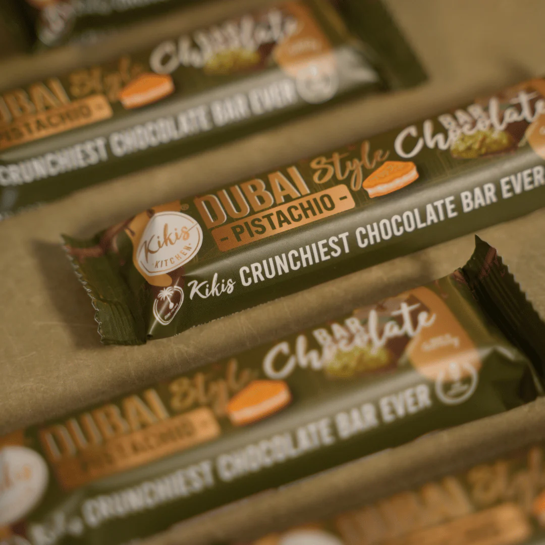 Kikis Dubai Style Bar Chocolate - Pistachio🍫 4er - Image 6