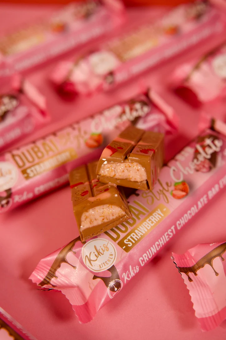 Kikis Dubai Style Bar Chocolate - Strawberry 🍫 - Image 3