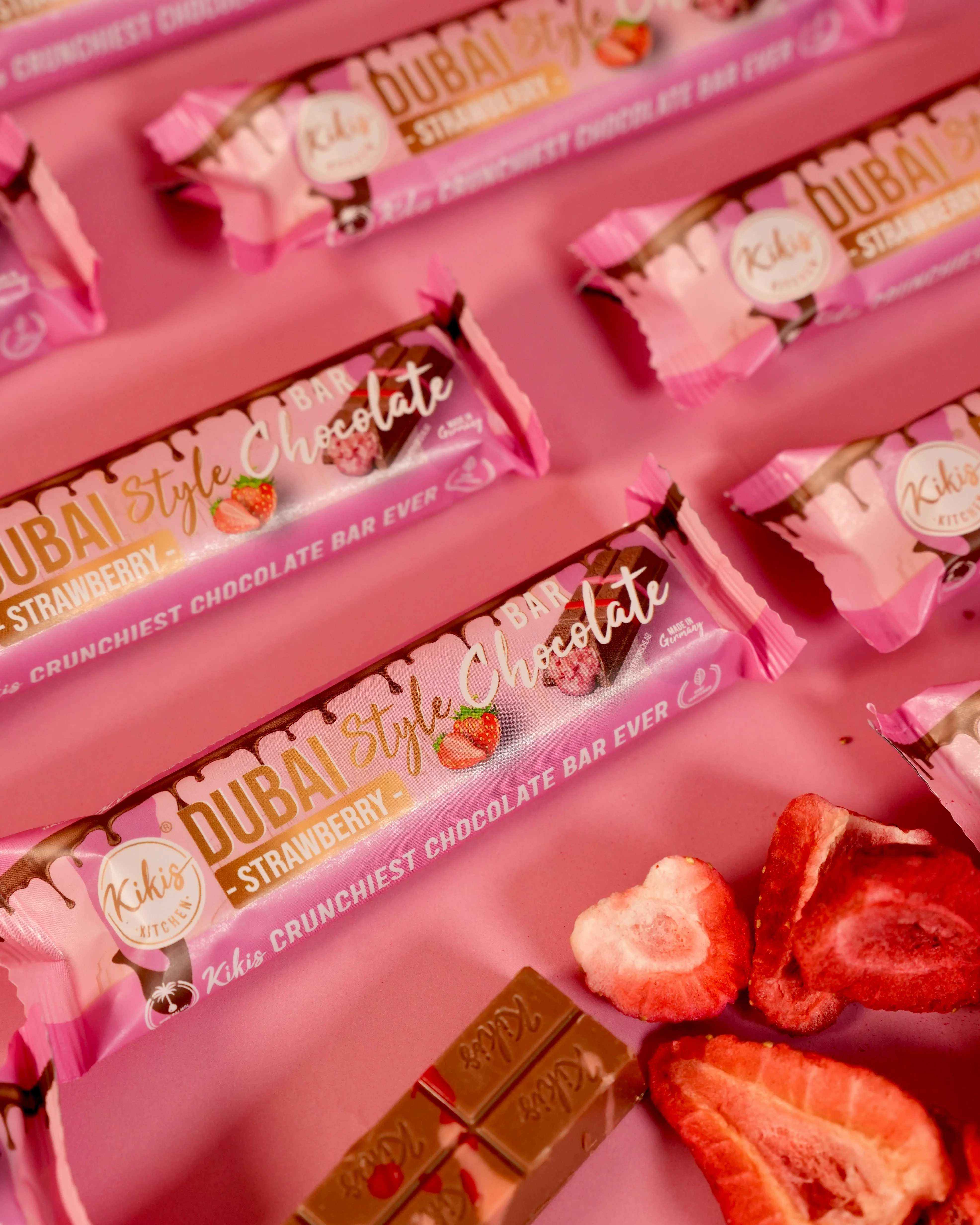 Kikis Dubai Style Bar Chocolate - Strawberry 🍫 - Image 4