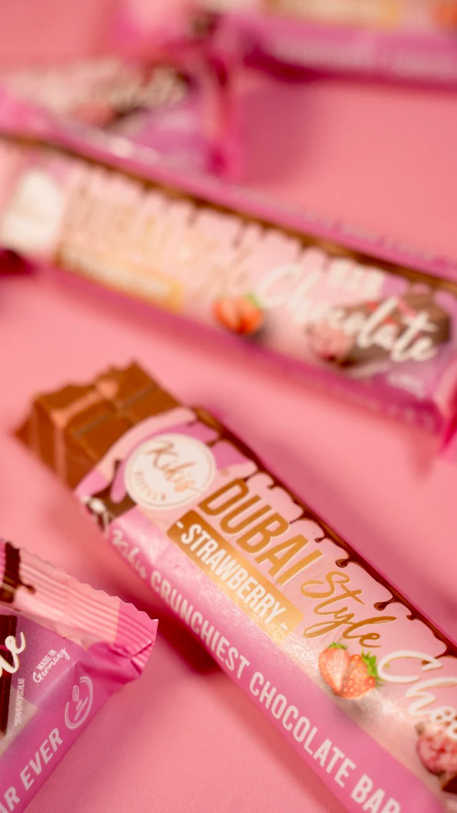 Kikis Dubai Style Bar Chocolate - Strawberry 🍫 - Image 5