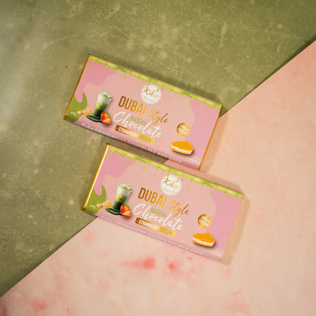 Kikis Dubai Style Chocolate - Strawberry Matcha 🍫 - Image 7