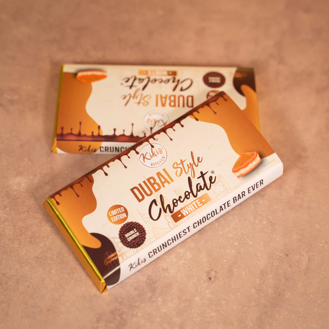 Kikis Dubai Style Chocolate - White Choco mit Knusperkugeln 🍫 - Image 5