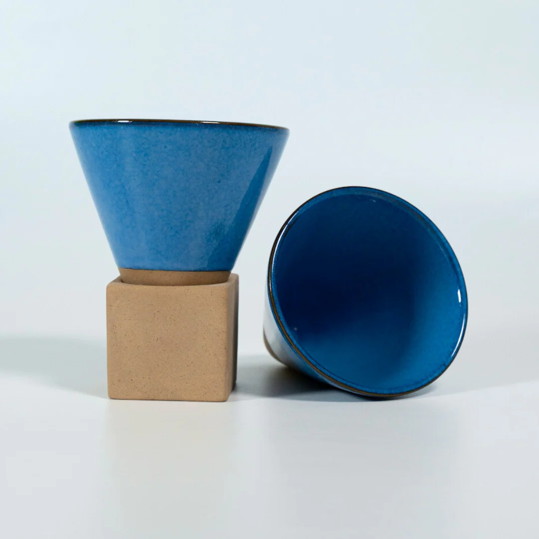 Kikis Cone Cup - Kegeltasse 200ml blau 2er Set - Image 2