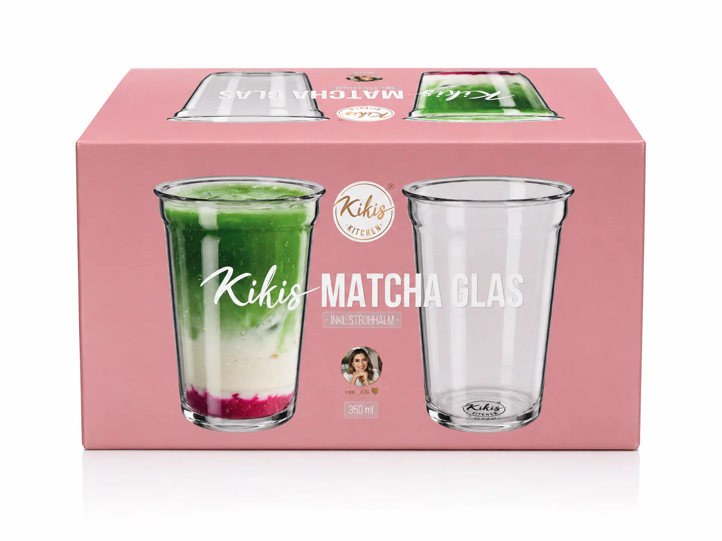 Kikis Matcha Glas mit Strohalm- 350ml 🍵 - Image 6