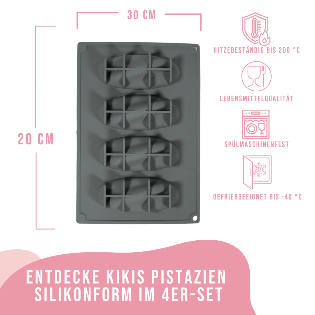 Kikis Pistazien Silikonform 4er - Image 5