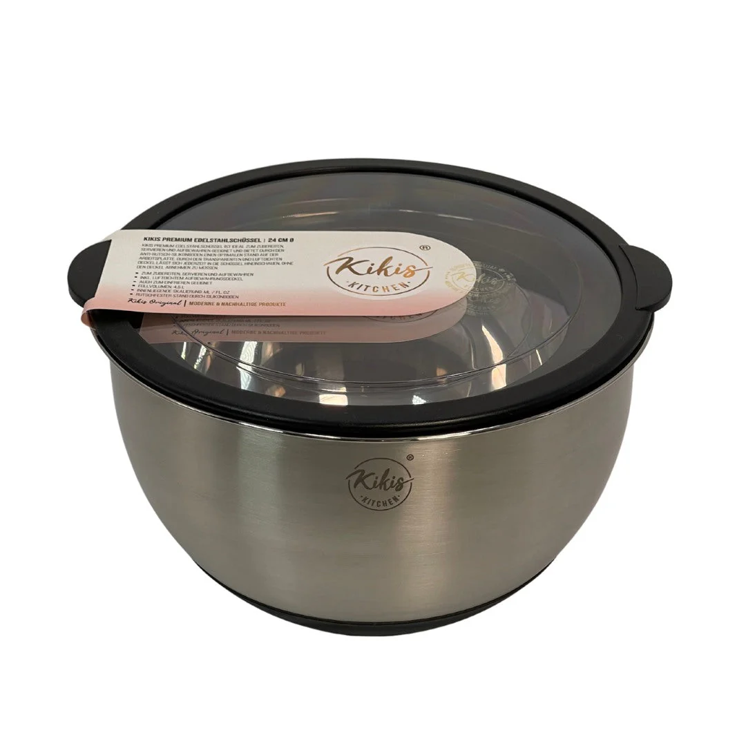 Kikis Premium Edelstahlschüssel inkl. Deckel - Image 7
