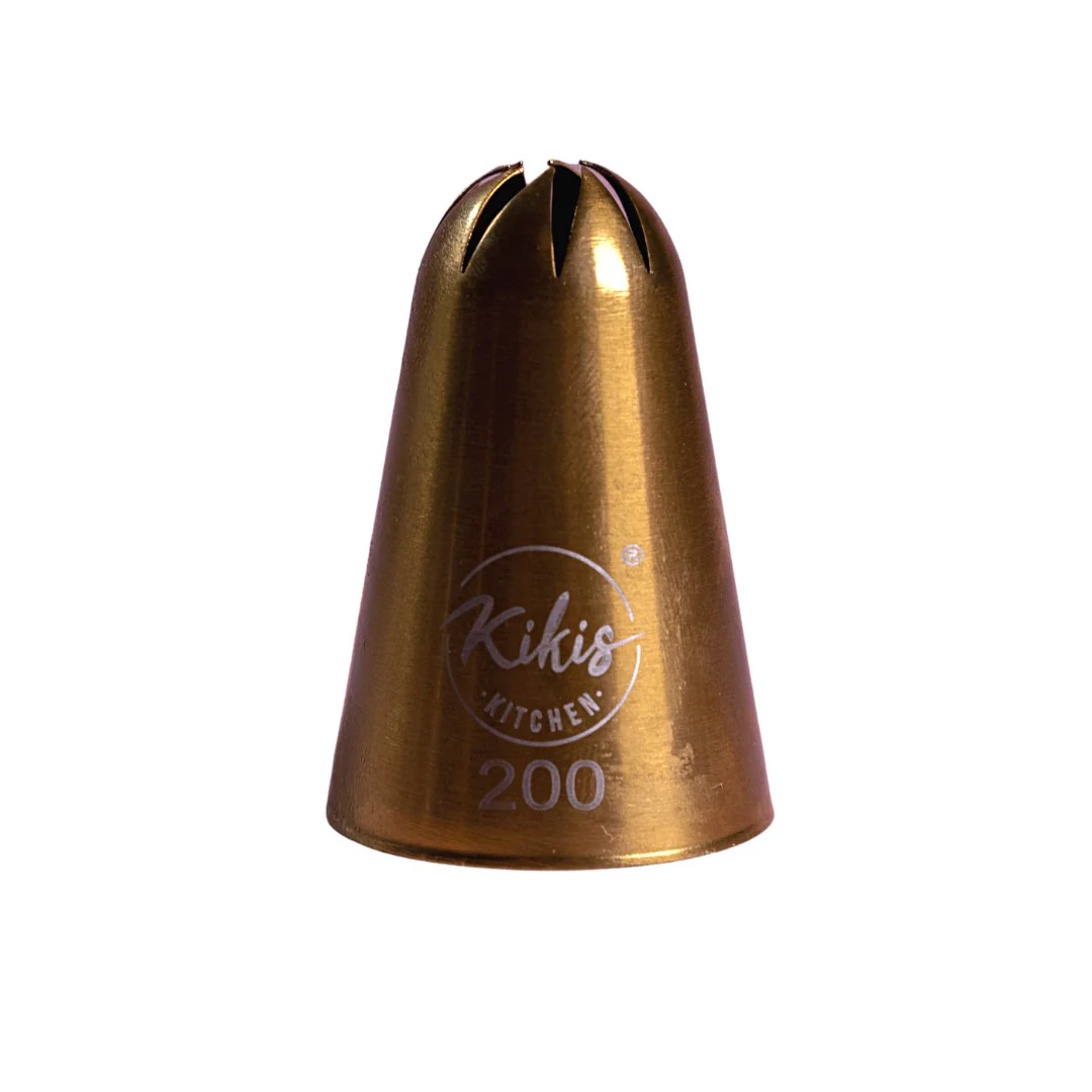 Kikis Rosen-Tülle in GOLD gerade Ø 8mm - Nr: 200 - Image 3