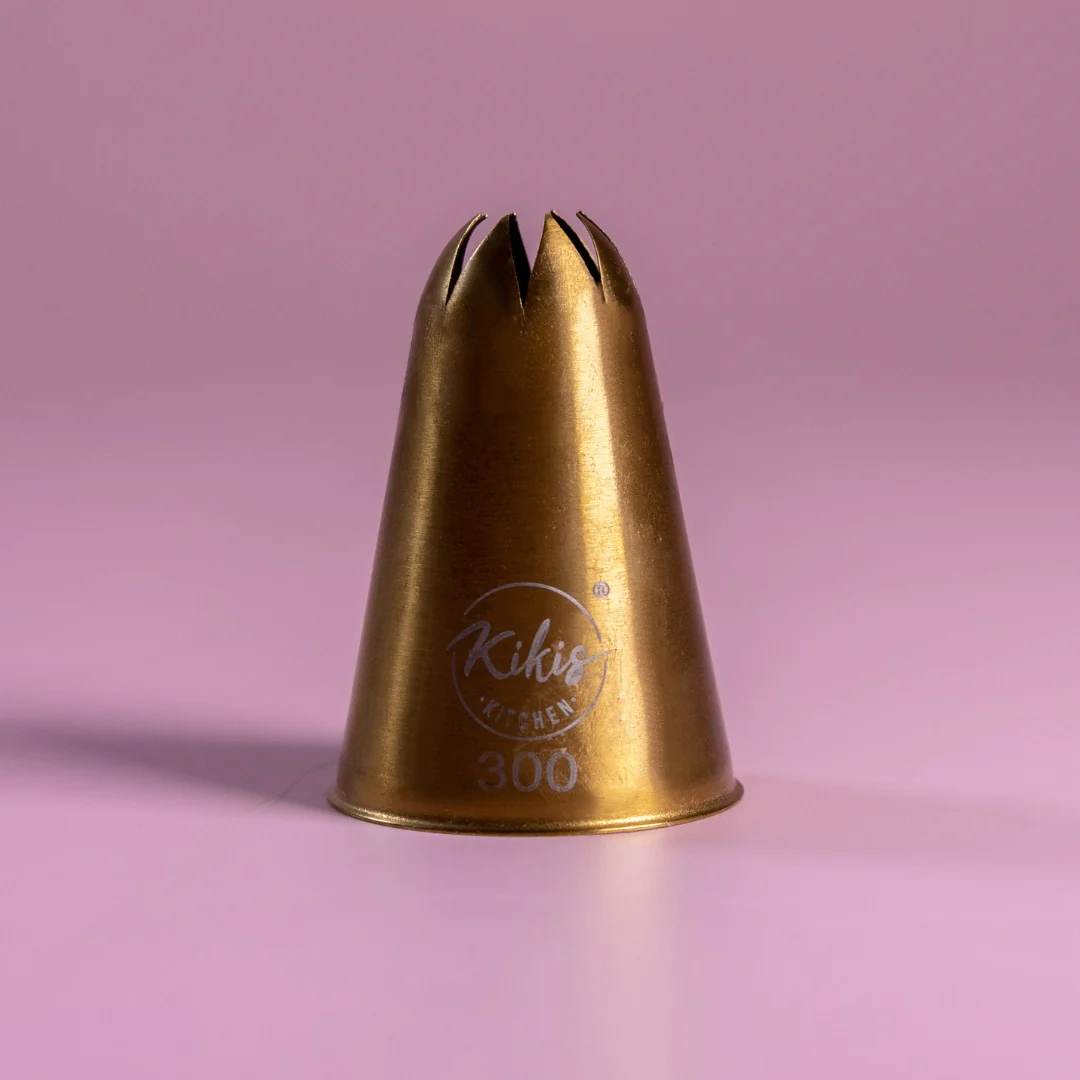 Kikis Rosen-Tülle in GOLD geschwungen Ø 8mm - Nr: 300 - Image 2