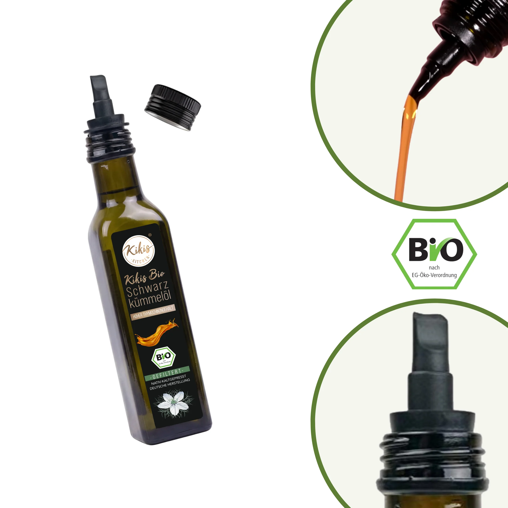 Kikis Schwarzkümmelöl 250ml GEFILTERT - BIO