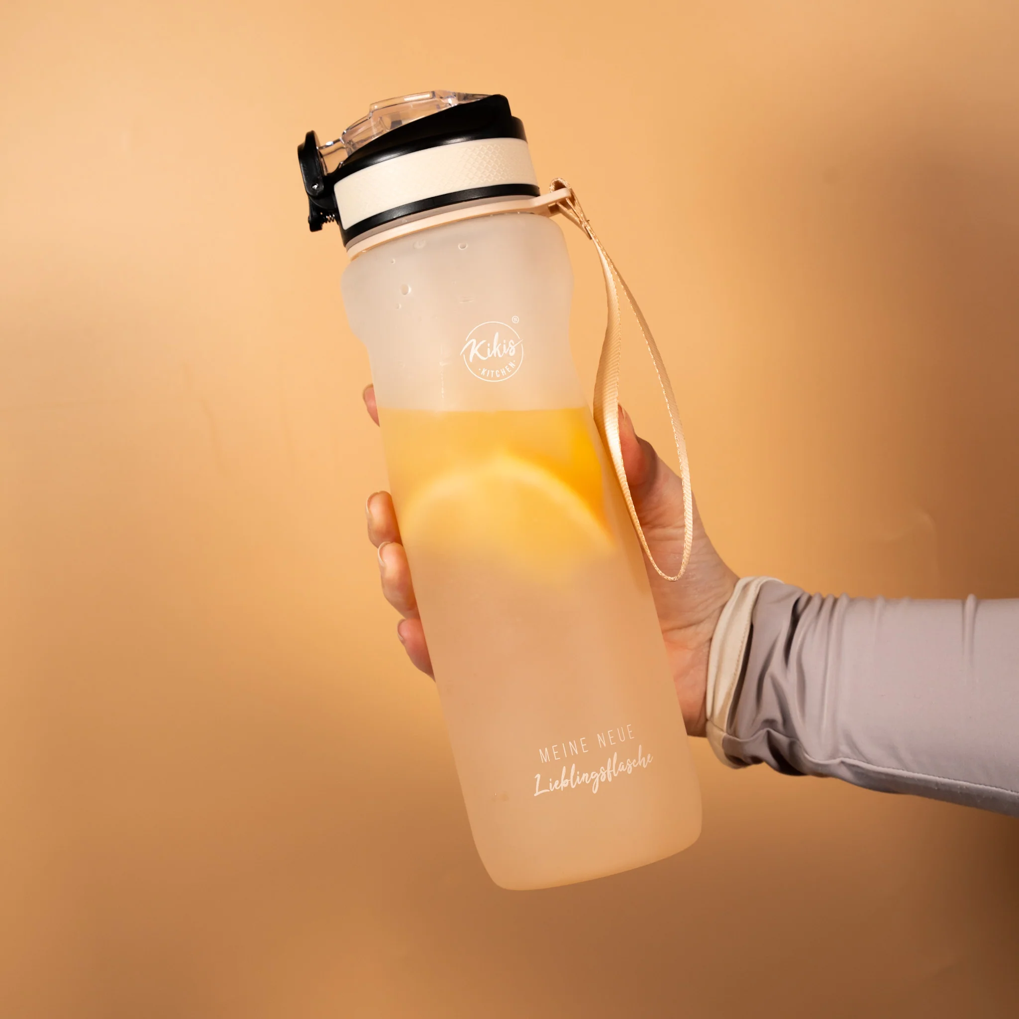 Kikis Tritan-Trinkflasche beige / Lieblingsflasche 900 ml - Image 18