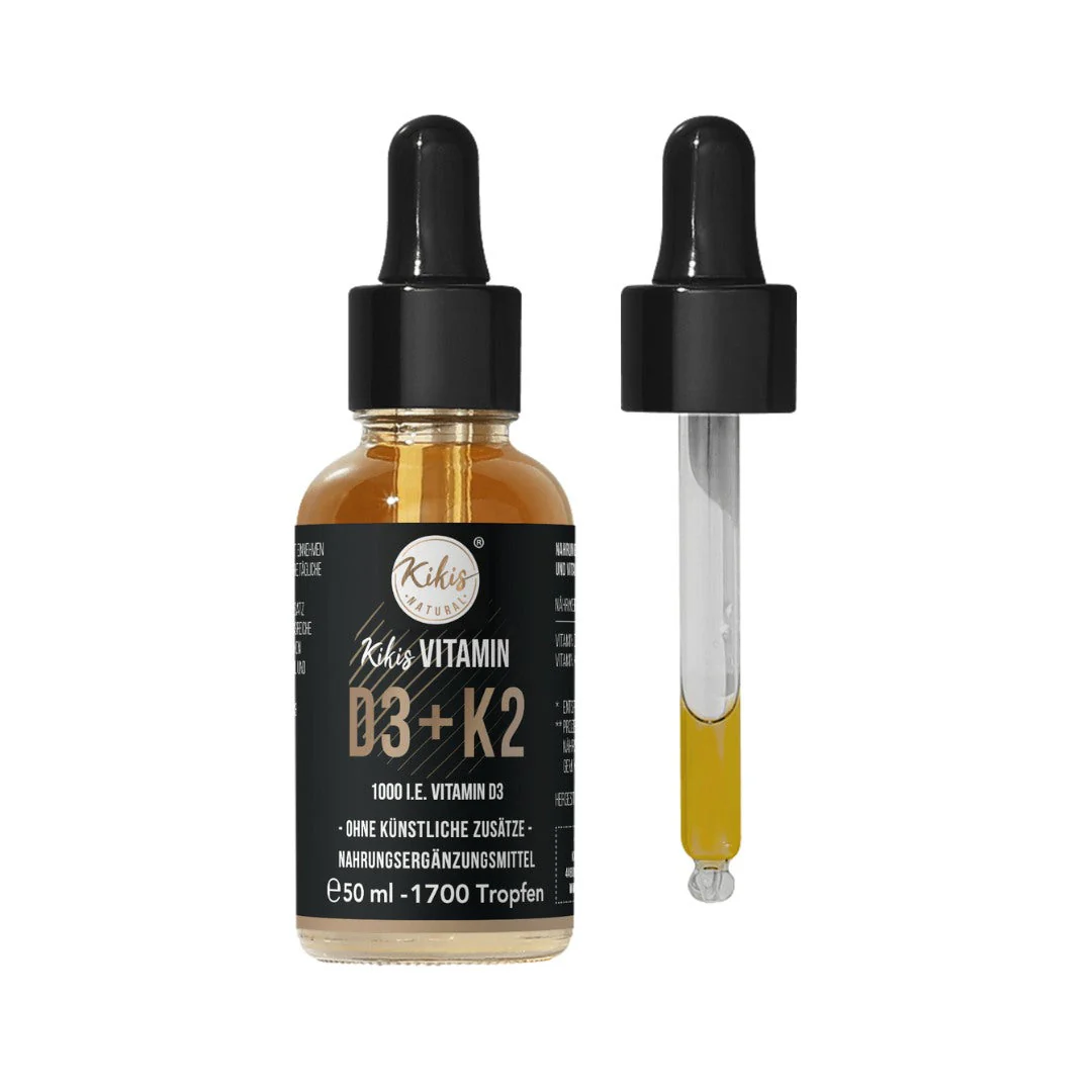 Kikis Vitamin D3 + K2 Tropfen 50ml - 1000 Einheiten