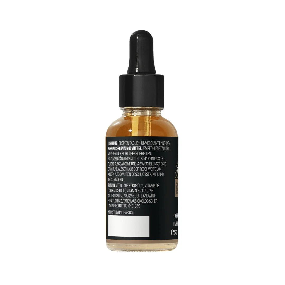 Kikis Vitamin D3 + K2 Tropfen 50ml - 1000 Einheiten - Image 2