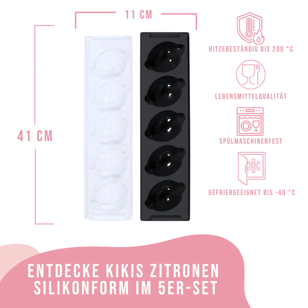 Kikis Zitronen Silikonform 5er - Image 5