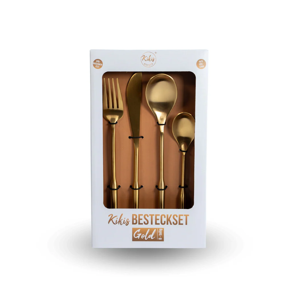 Neu: Kikis Besteckset 8 tlg - GOLD - Image 8