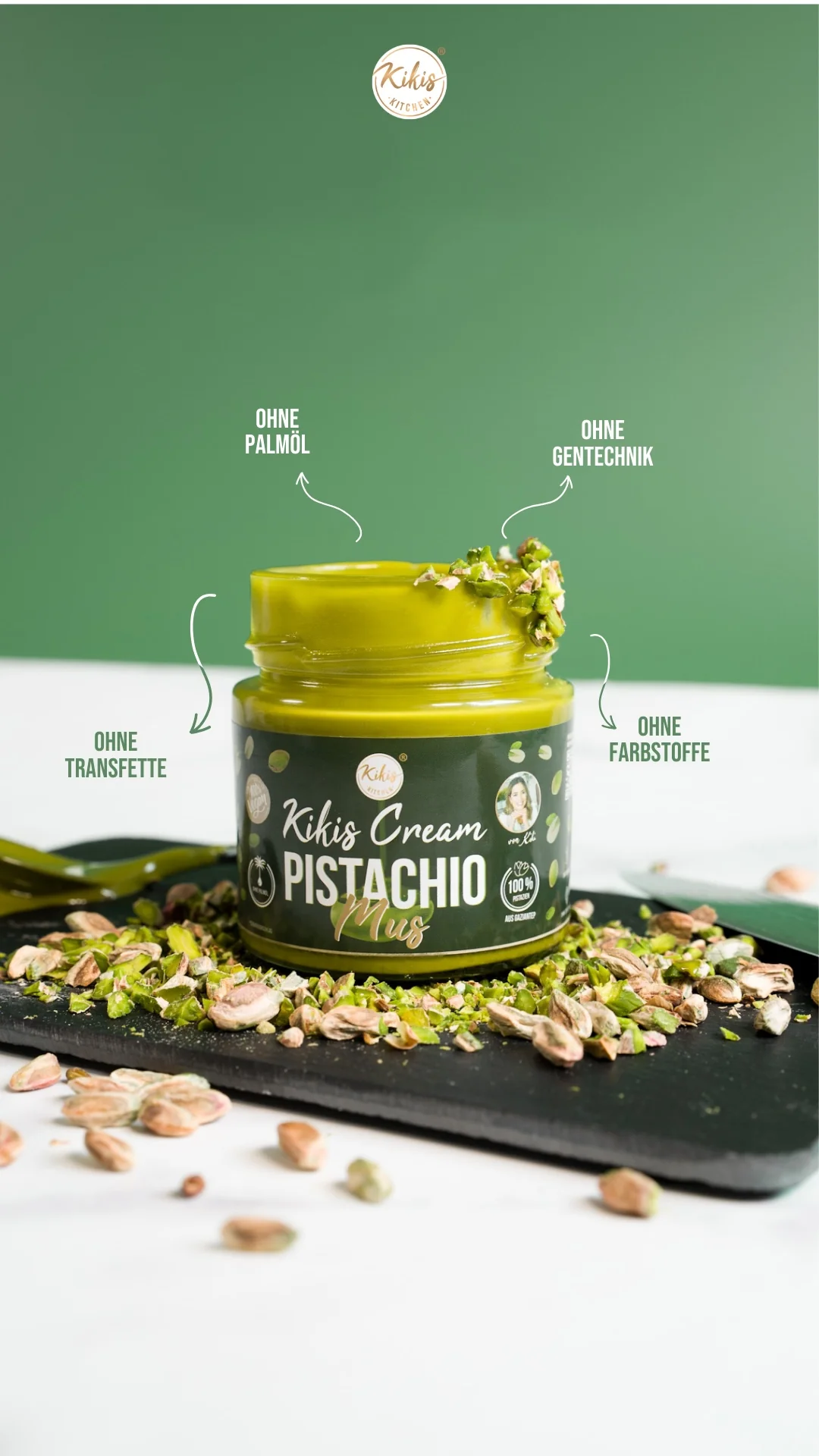 Kikis Cream PISTACHIO MUS - 100% Pistazienmus - Image 6