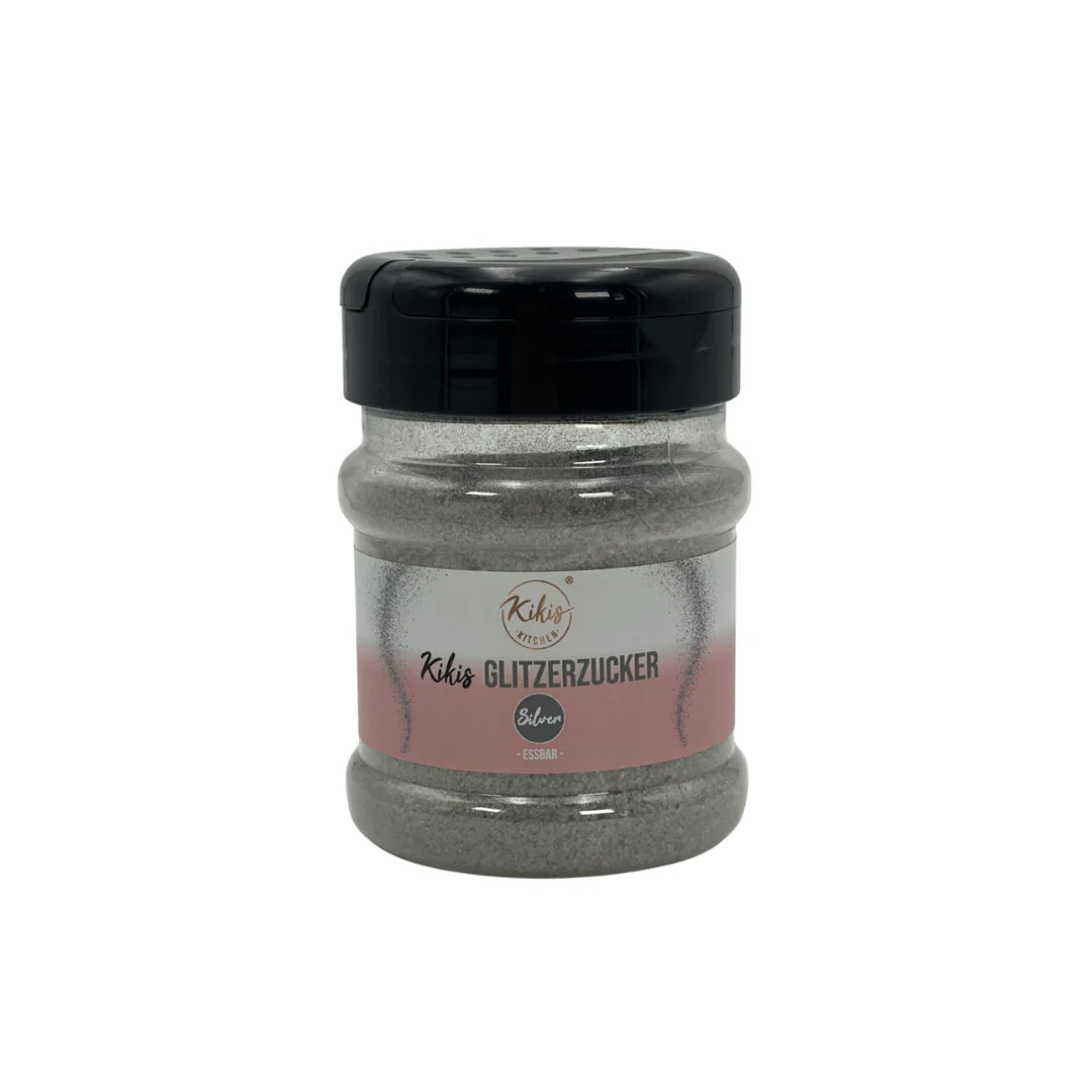 Kikis Glitzerzucker Silber
