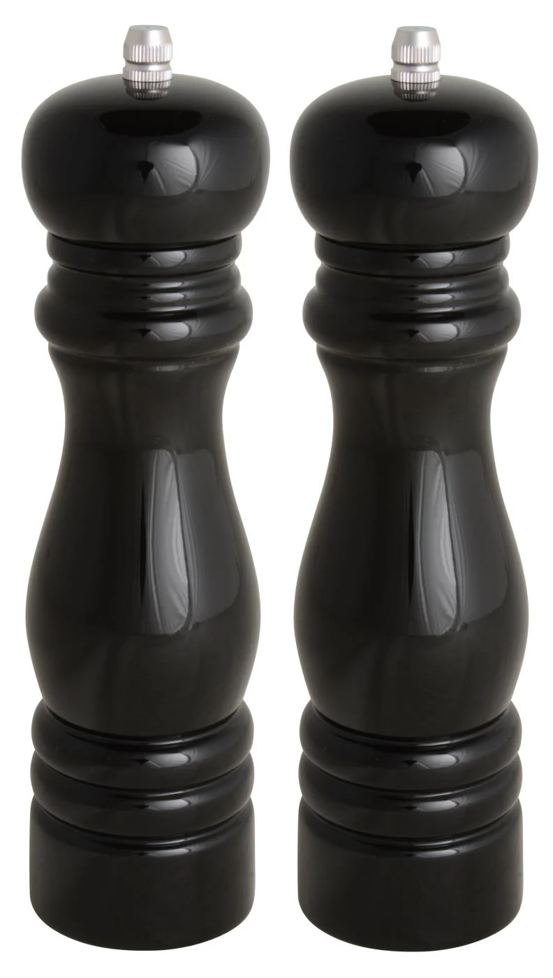Salzmühle - Pfeffermühle 2er Set - schwarz