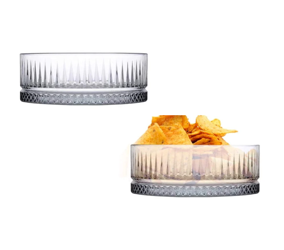 Schalen Elysia im Kristall-Design 2er Set groß